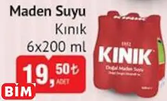 KINIK MADEN SUYU KINIK MADEN SUYU